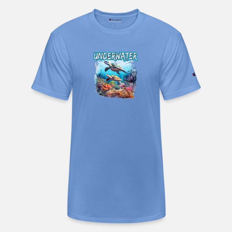 Underwater Ocean Life Sea Turtle Coral Reef