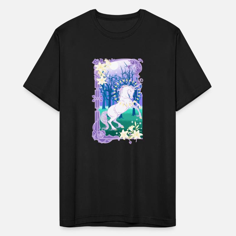 Unicorn fantasy lilac moon