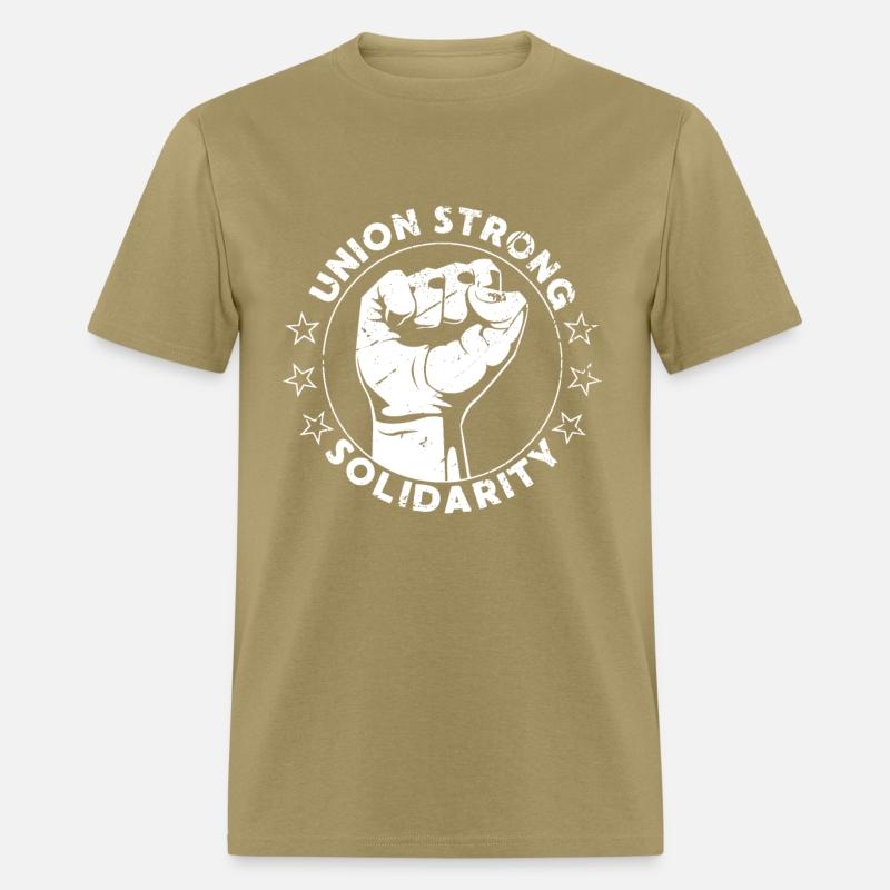 Union Strong Solidarity Fist Workers Rights US Uni