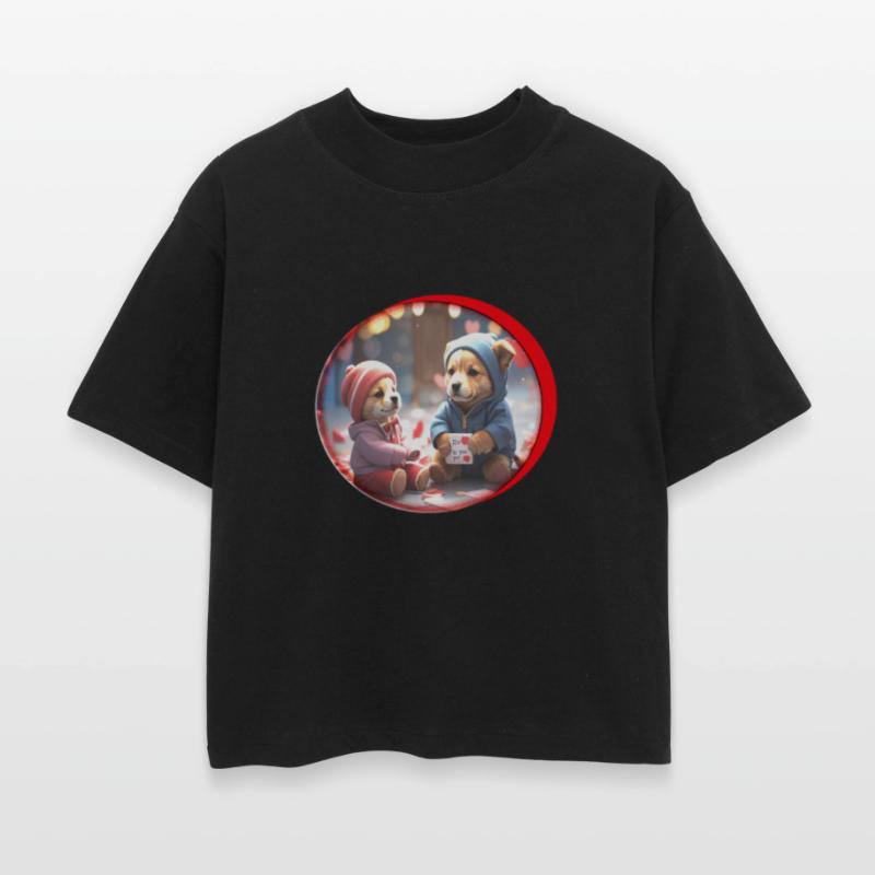 Unisex Contrast Hoodie love