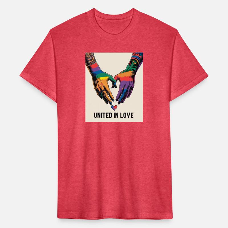 United In Love LGBTQ Pride Intertwined Hands