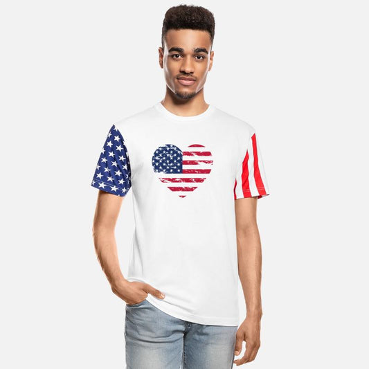United States of America Flag Love Heart