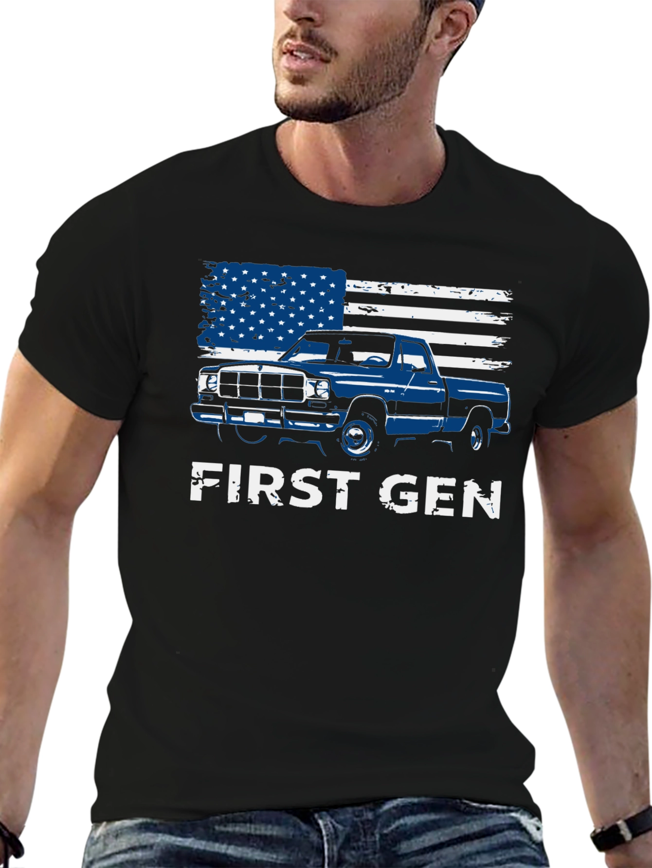 First Gen Truck American Flag Graphic Tee