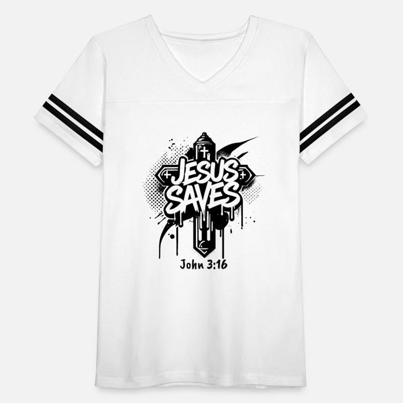 Urban Cross Graffiti Style Jesus Saves John 3:16