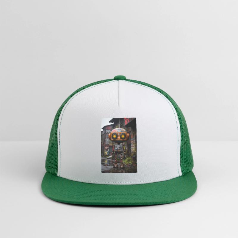 Urban Mechanic: Ghetto Robot Amidst Graffiti