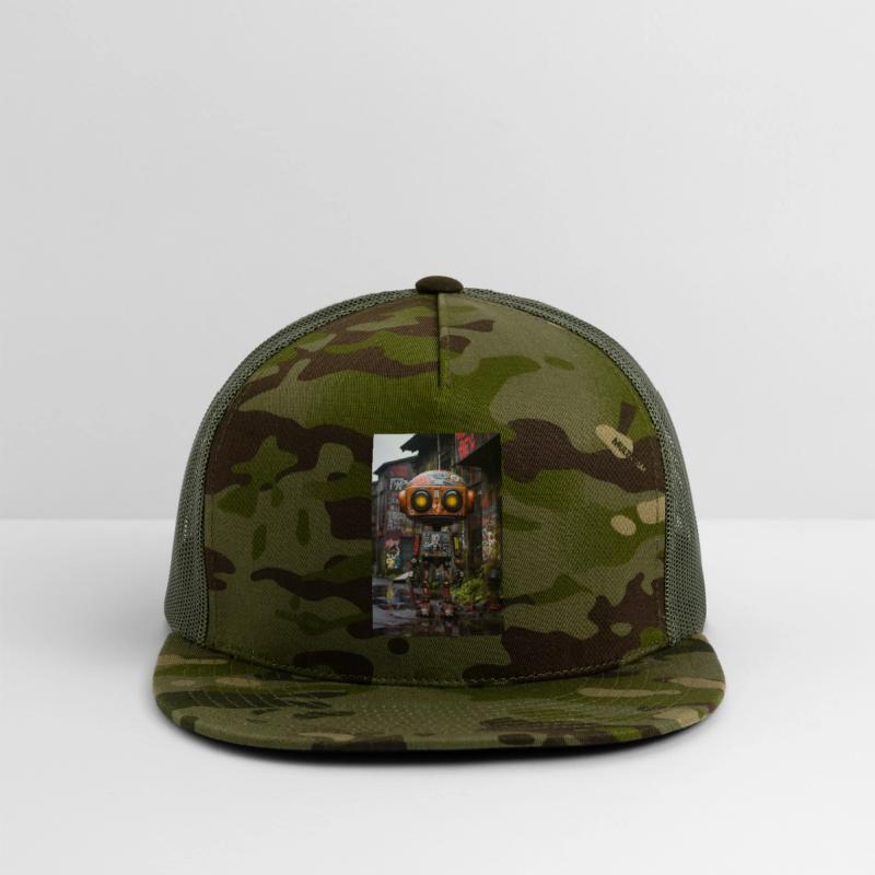 Urban Mechanic: Ghetto Robot Amidst Graffiti