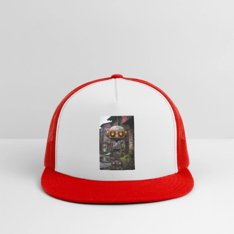 Urban Mechanic: Ghetto Robot Amidst Graffiti