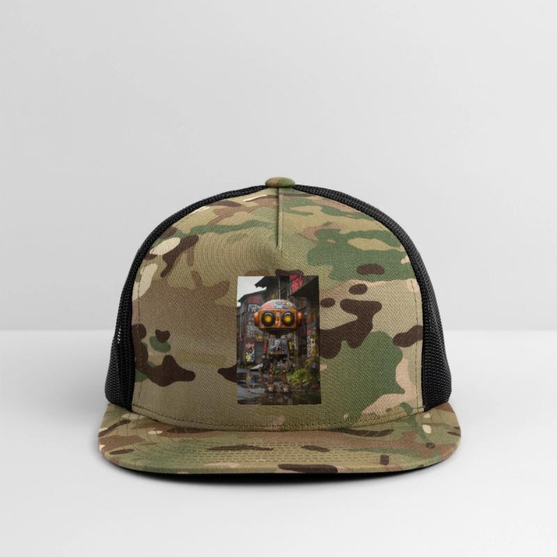 Urban Mechanic: Ghetto Robot Amidst Graffiti