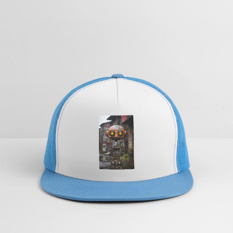 Urban Mechanic: Ghetto Robot Amidst Graffiti