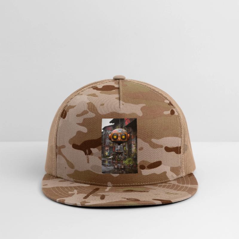 Urban Mechanic: Ghetto Robot Amidst Graffiti