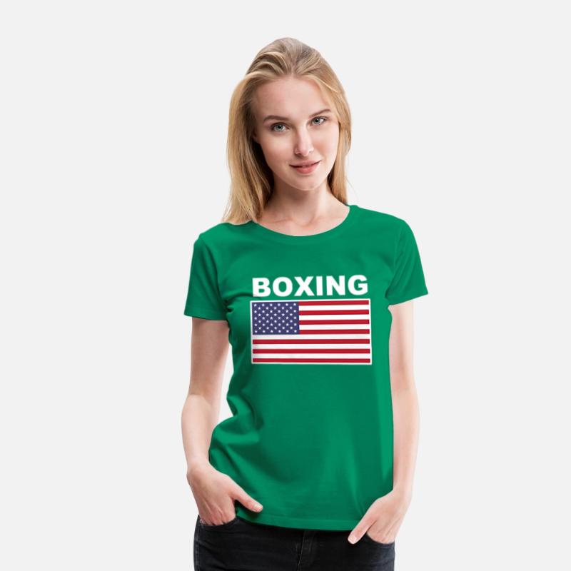 Usa Flag Boxing Pocket Boxer Training Jacket Top