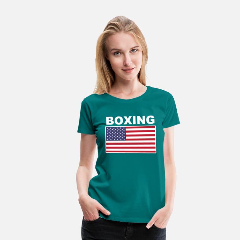 Usa Flag Boxing Pocket Boxer Training Jacket Top