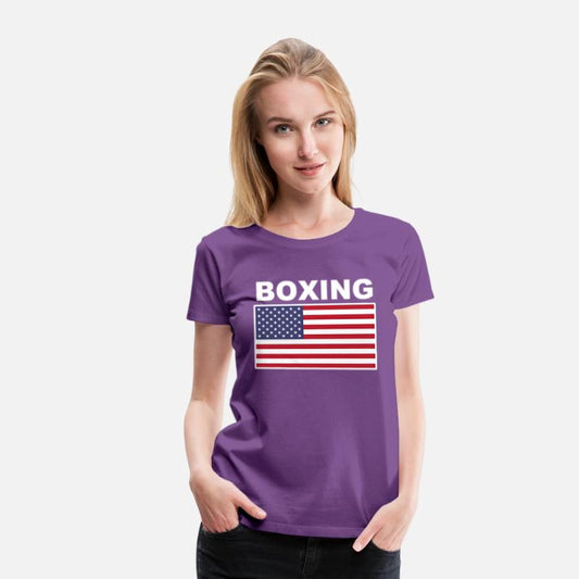 Usa Flag Boxing Pocket Boxer Training Jacket Top
