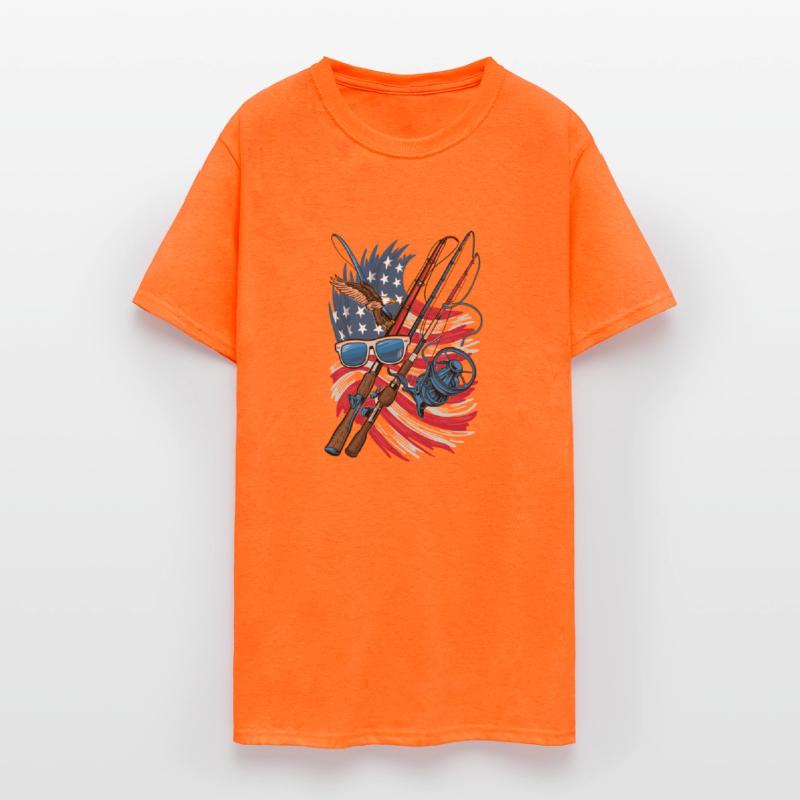 USA Fly Fishing Gift - Patriotic Trout Angler