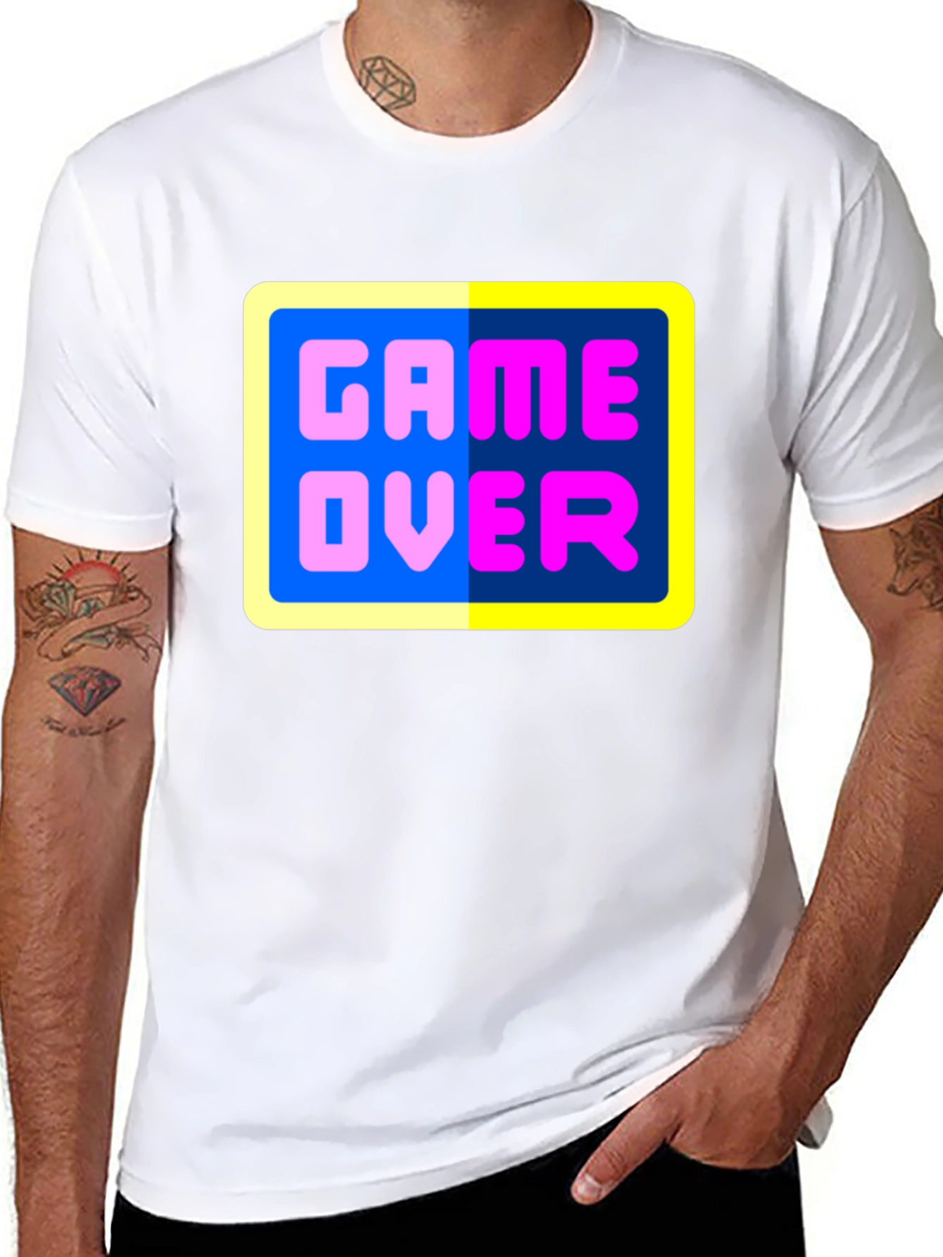 Retro Game Over T-Shirt - Classic Gamer Style