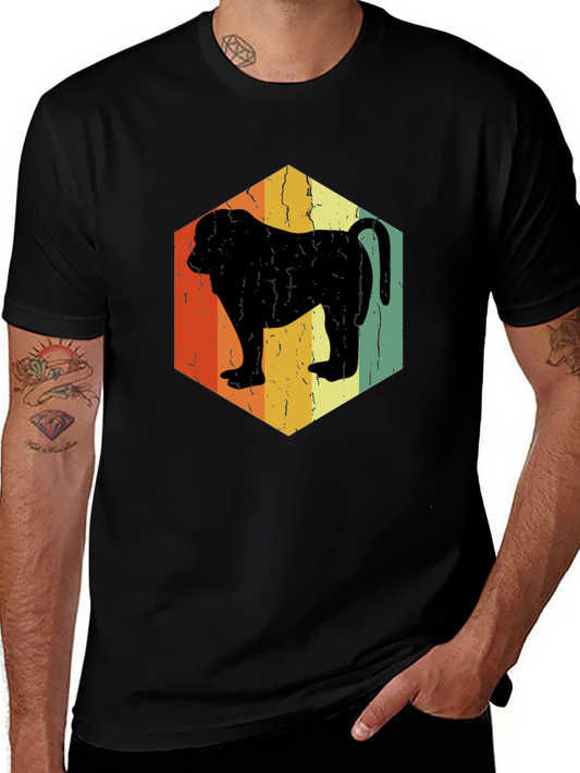 Retro Baboon Silhouette Graphic Tee