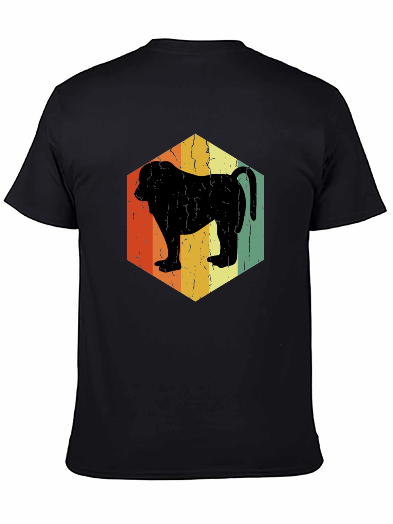 Retro Baboon Silhouette Graphic Tee