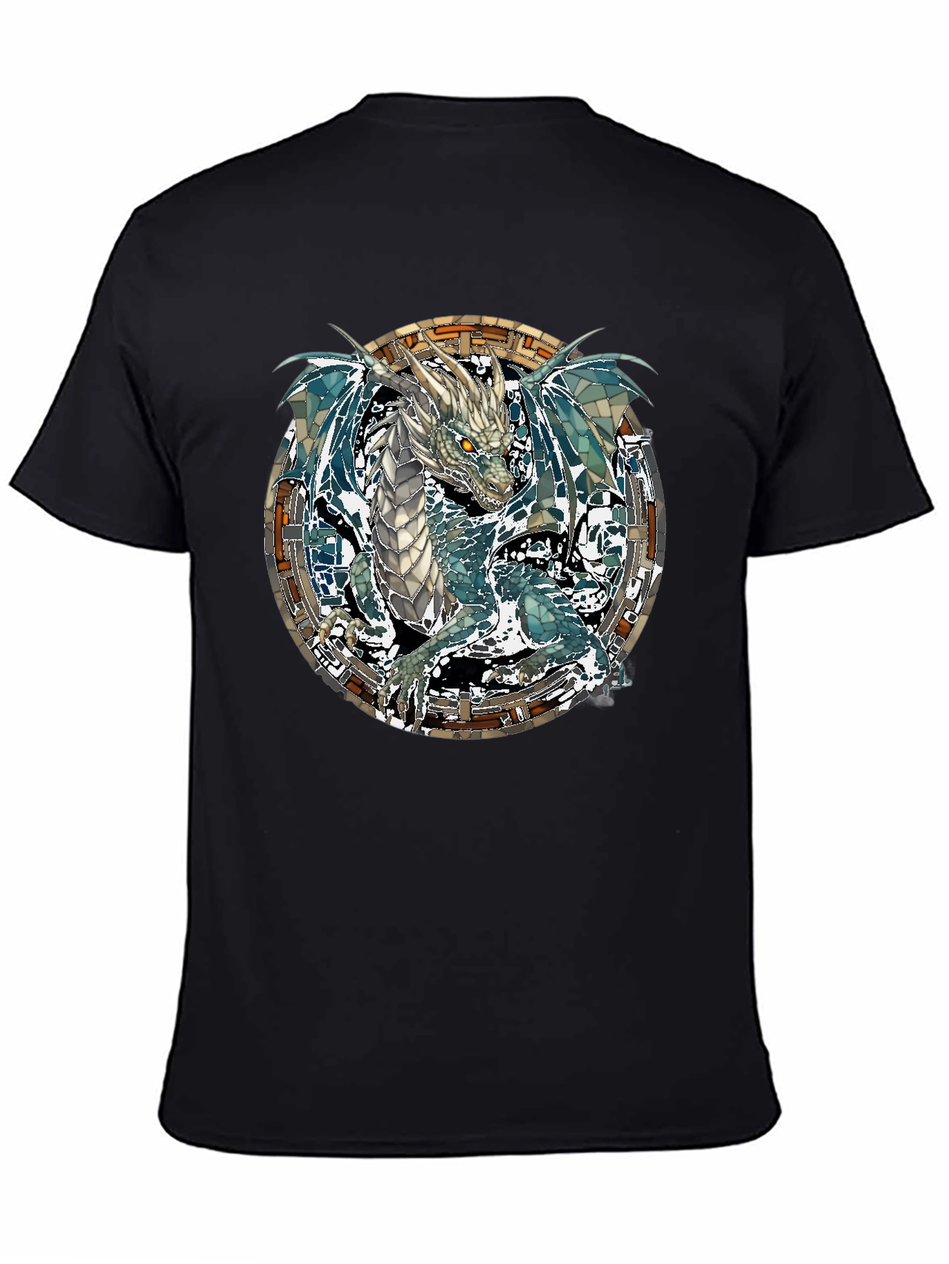 Dragon Graphic Print T-Shirt