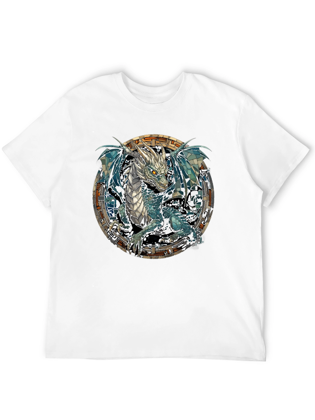 Dragon Graphic Print T-Shirt