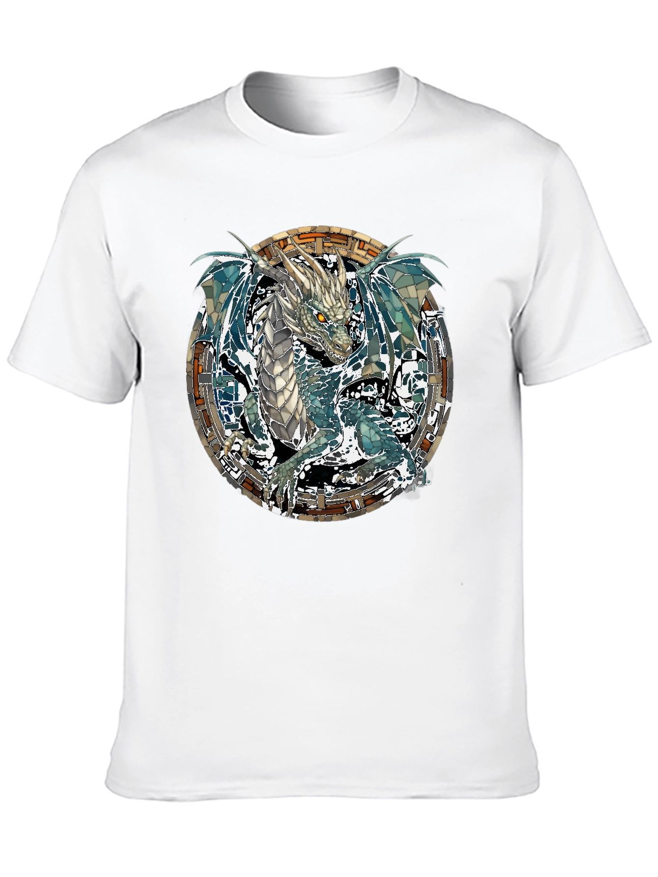 Dragon Graphic Print T-Shirt