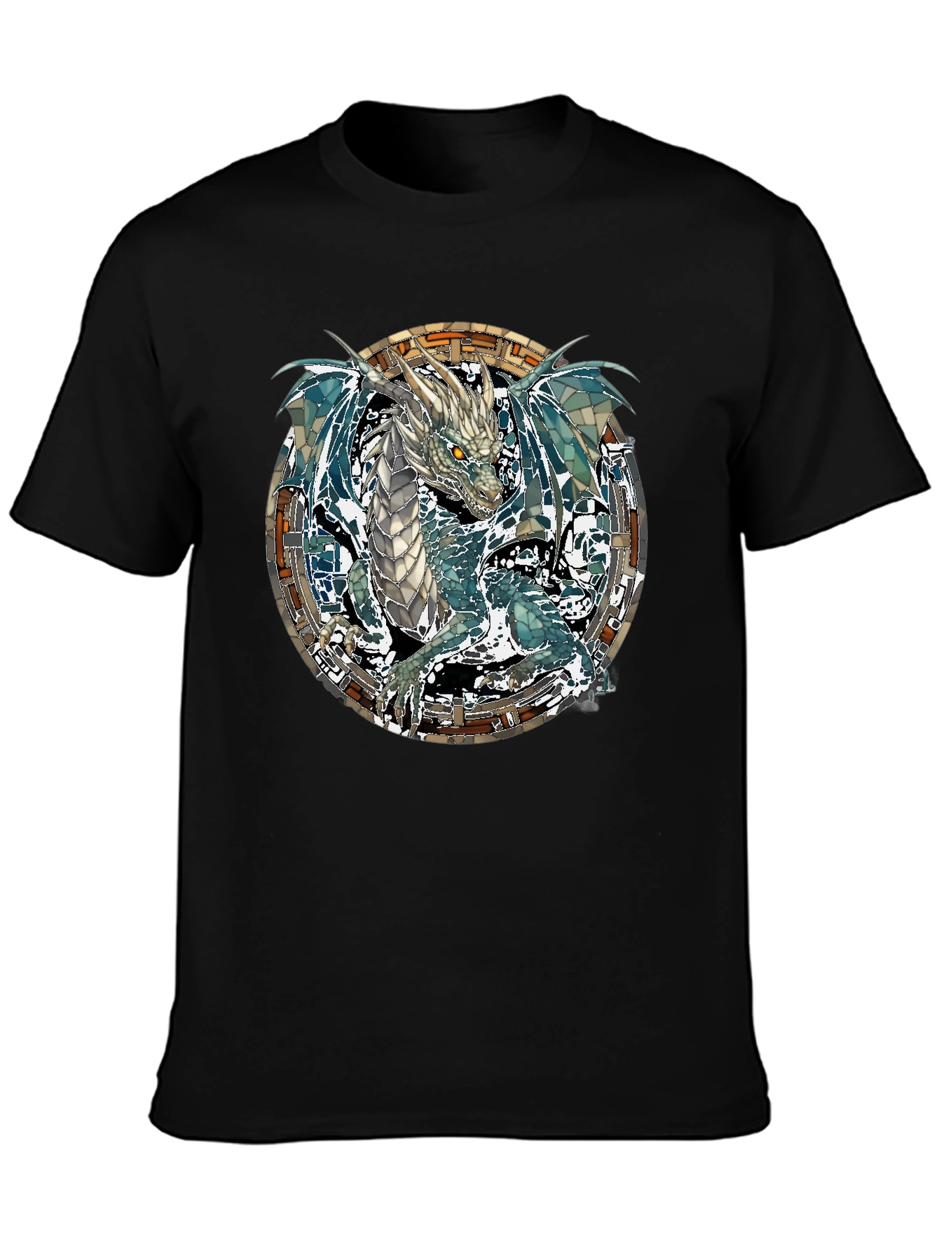 Dragon Graphic Print T-Shirt