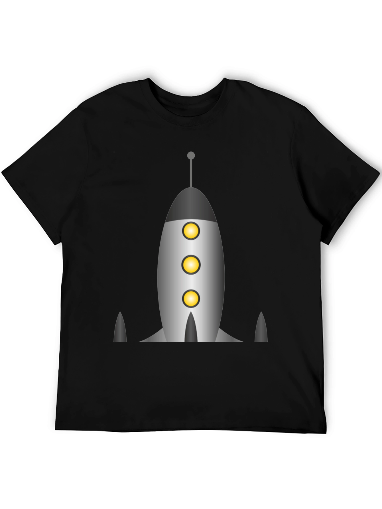 Retro Rocket Graphic Tee - Space Adventure Shirt