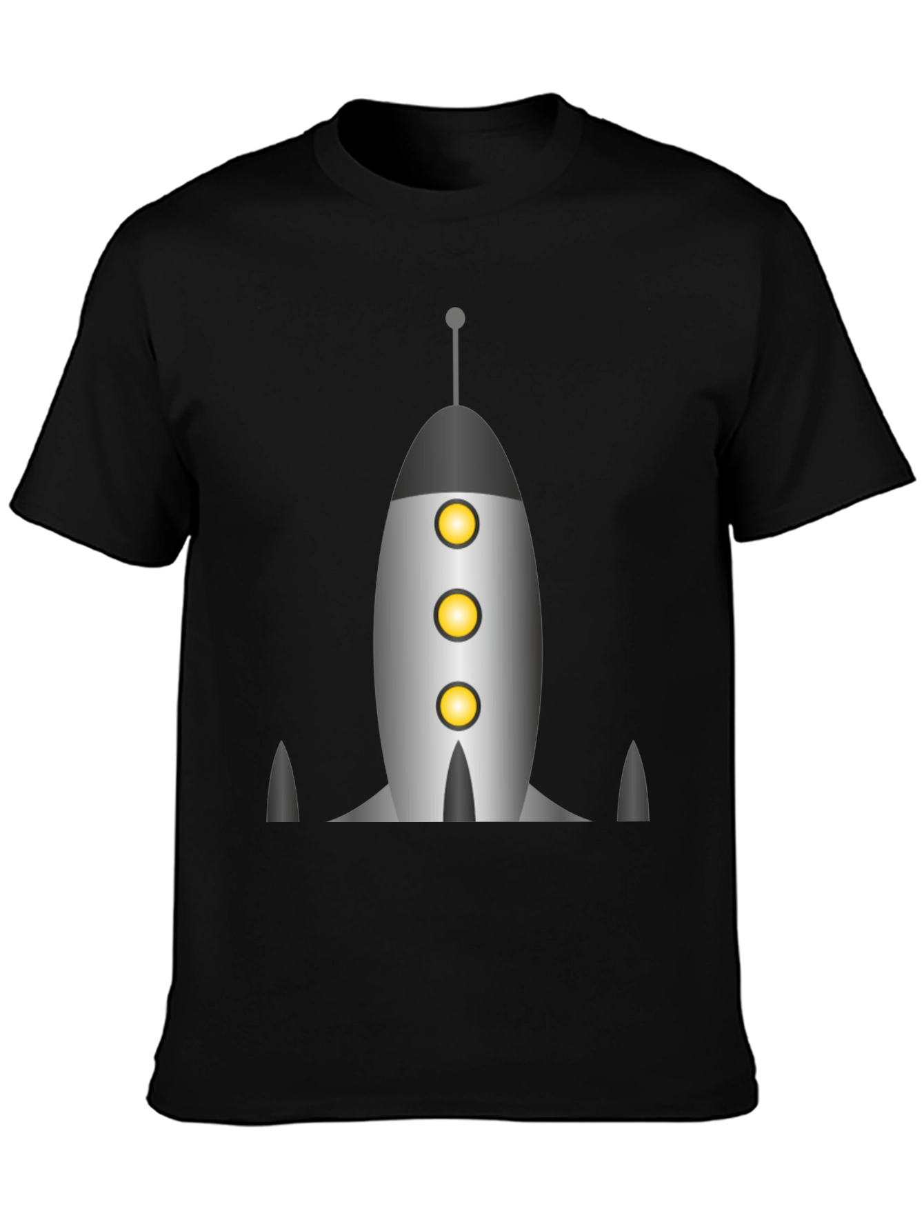 Retro Rocket Graphic Tee - Space Adventure Shirt