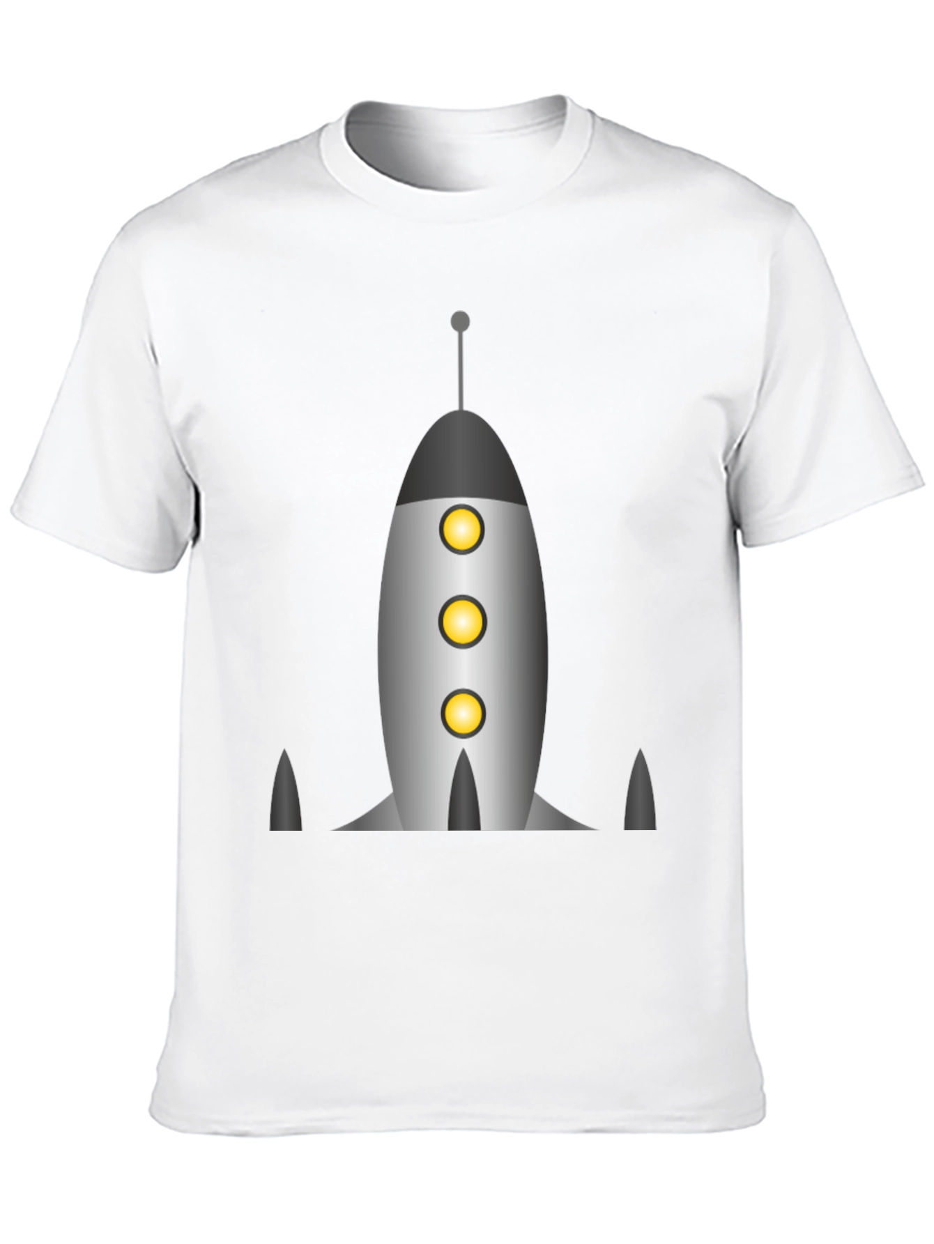 Retro Rocket Graphic Tee - Space Adventure Shirt