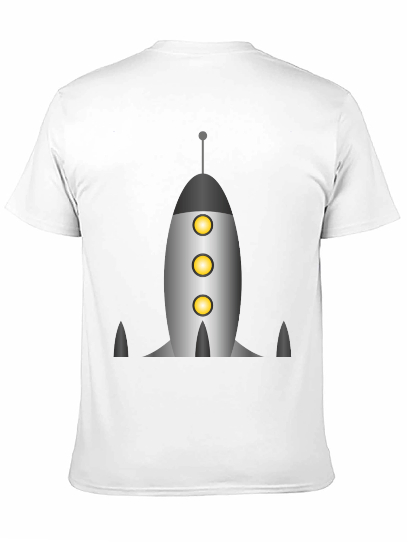 Retro Rocket Graphic Tee - Space Adventure Shirt