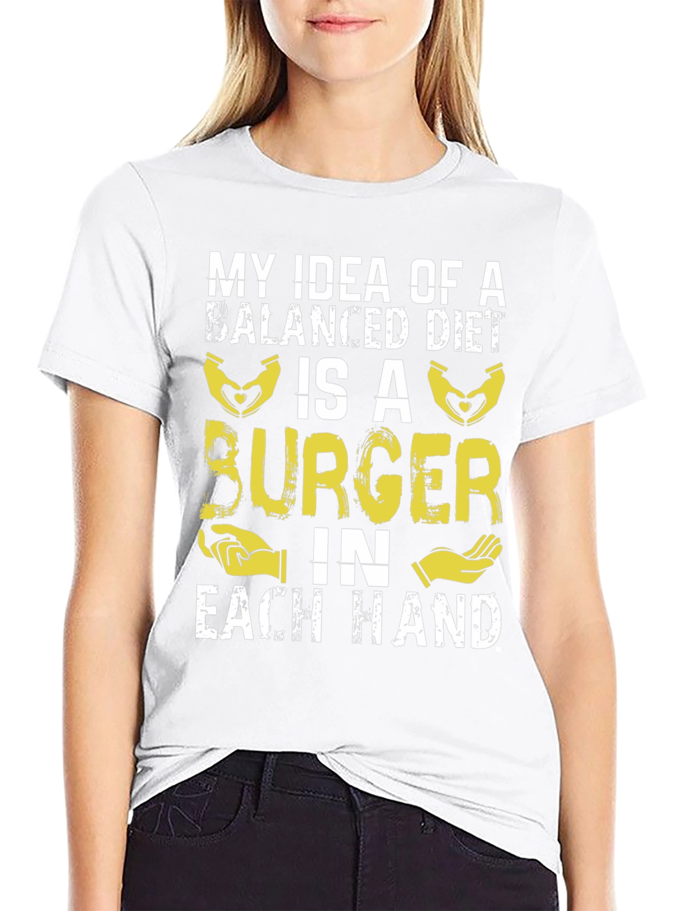 Burger Balanced Diet T-Shirt