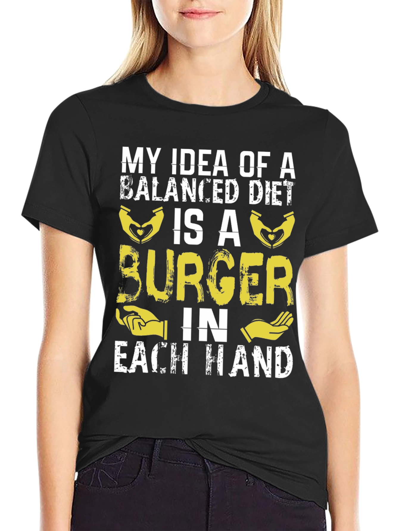 Burger Balanced Diet T-Shirt