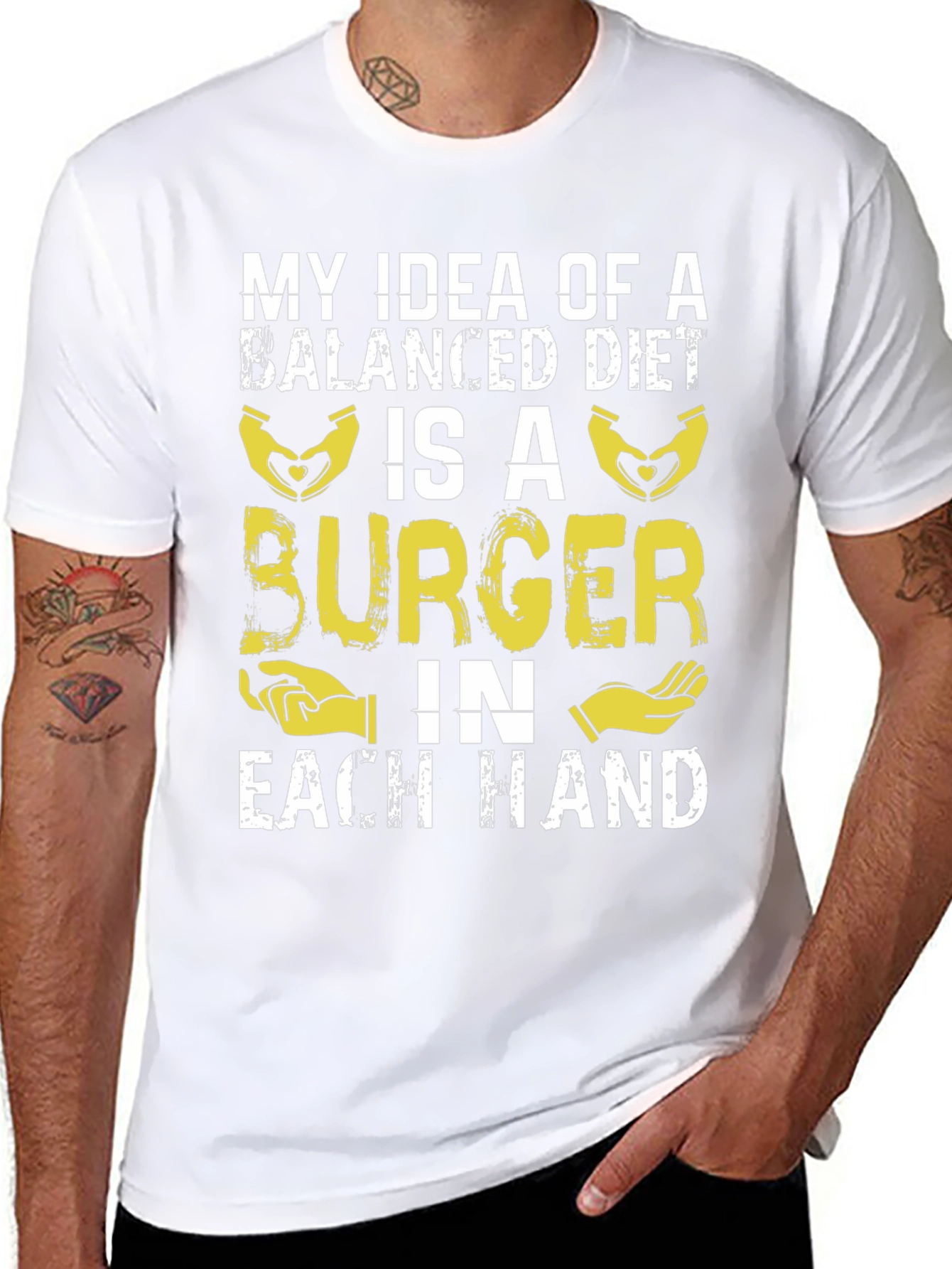 Burger Balanced Diet T-Shirt