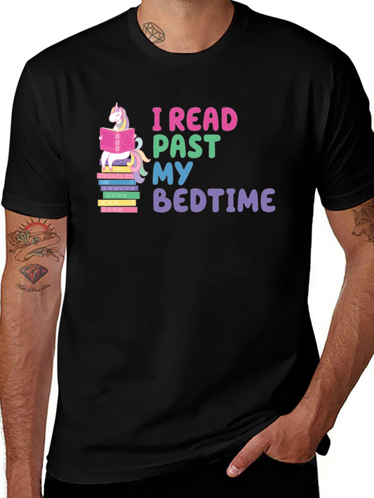 I Read Past My Bedtime Unicorn T-Shirt