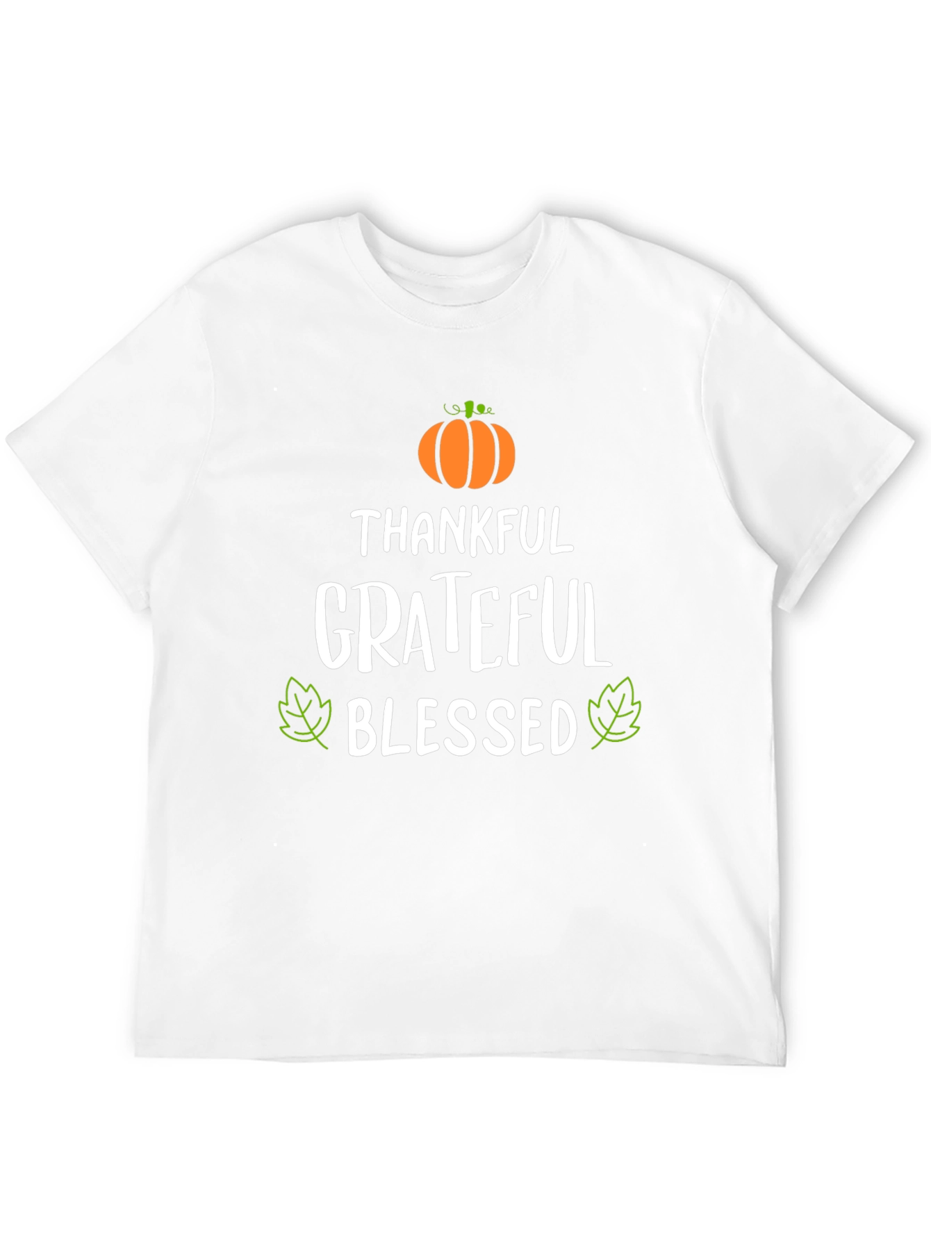 Thankful Grateful Blessed T-Shirt - Fall Apparel
