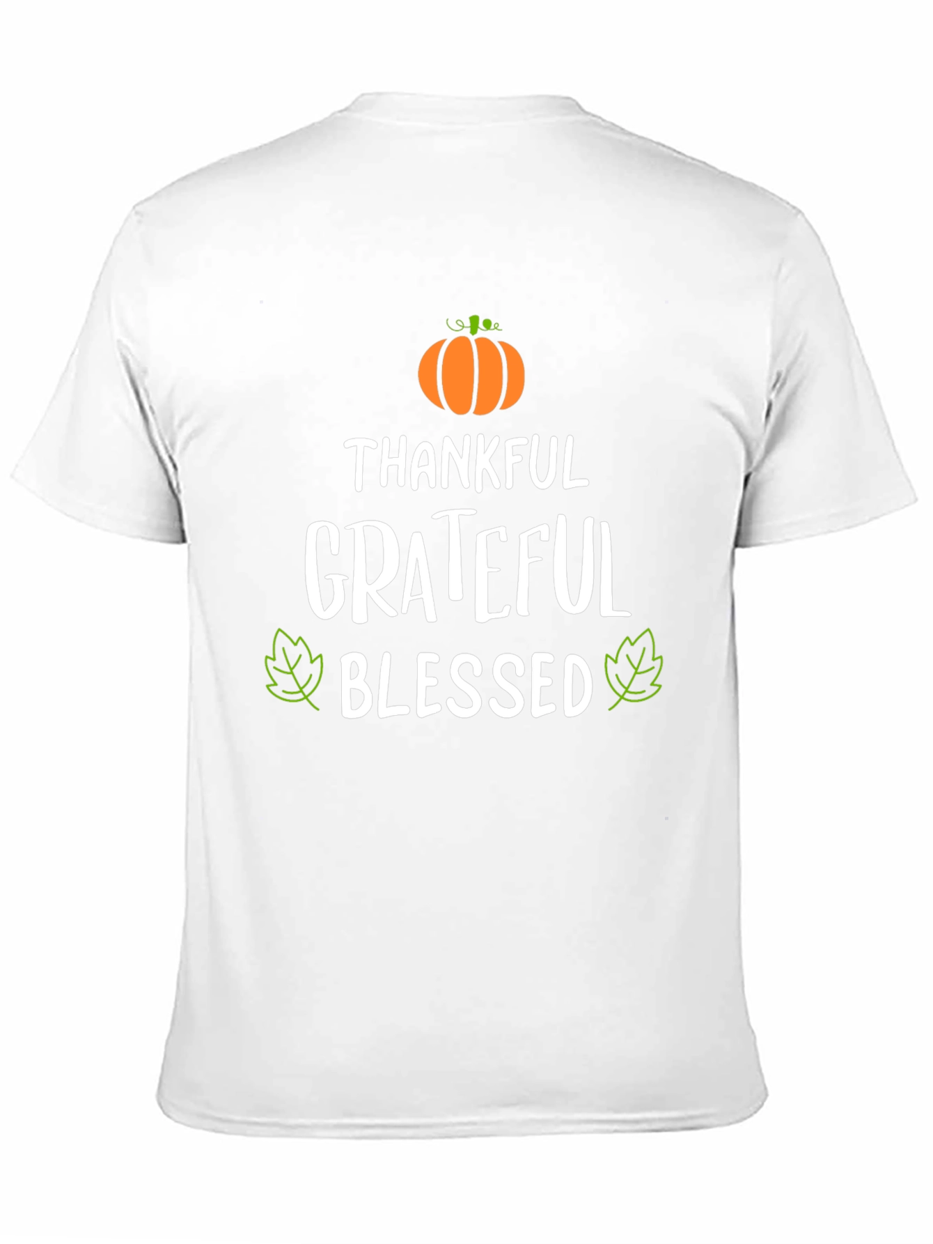 Thankful Grateful Blessed T-Shirt - Fall Apparel