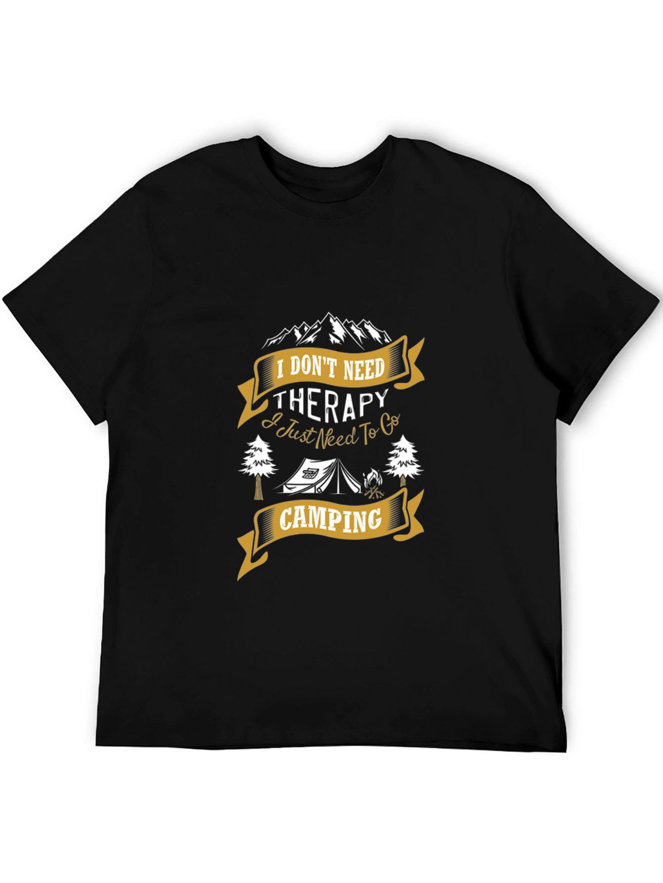 Camping Therapy T-Shirt - Nature Lover Tee