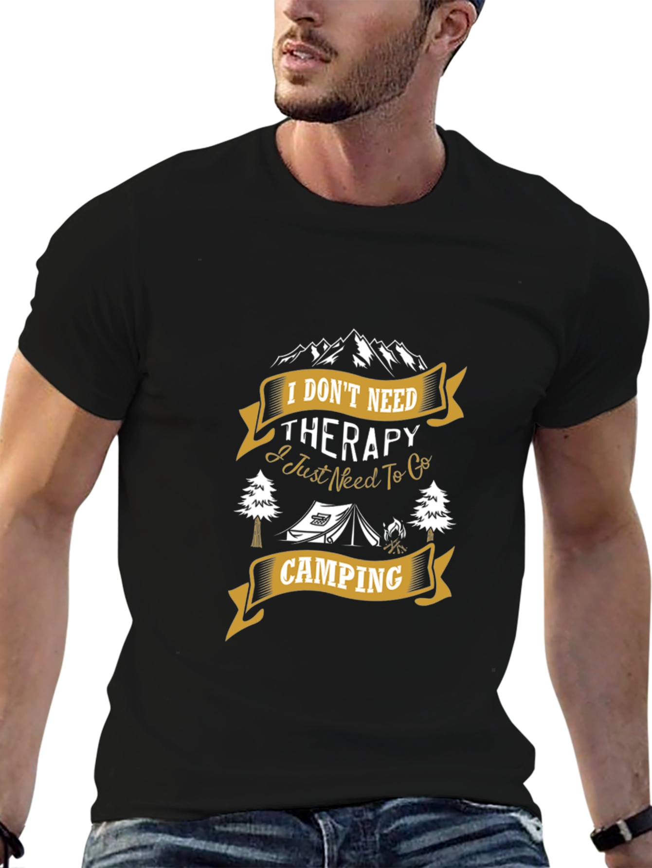 Camping Therapy T-Shirt - Nature Lover Tee