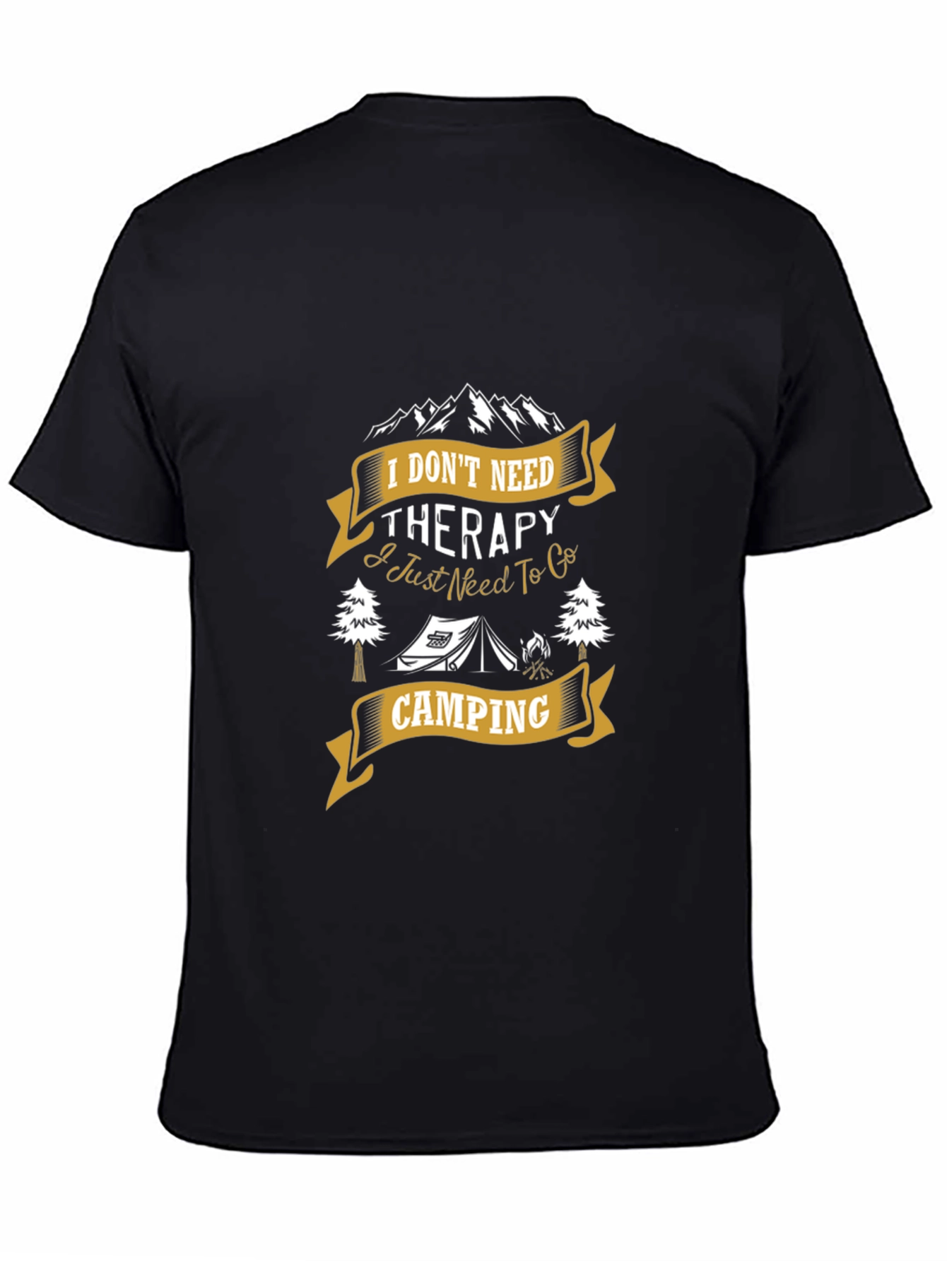 Camping Therapy T-Shirt - Nature Lover Tee