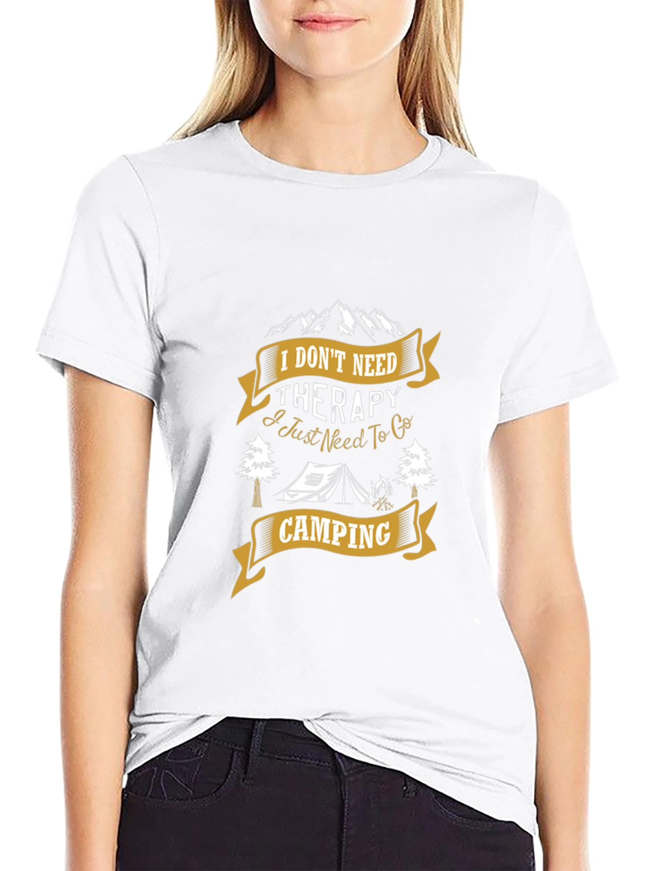 Camping Therapy T-Shirt - Nature Lover Tee
