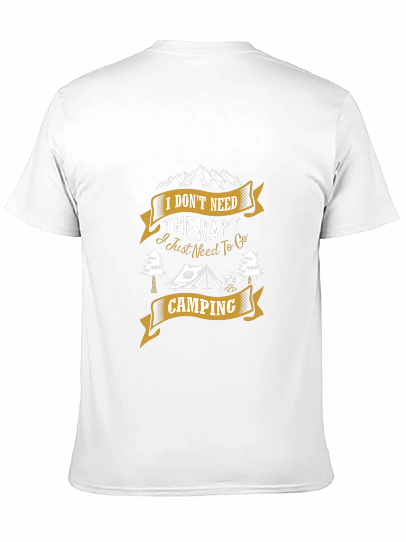 Camping Therapy T-Shirt - Nature Lover Tee