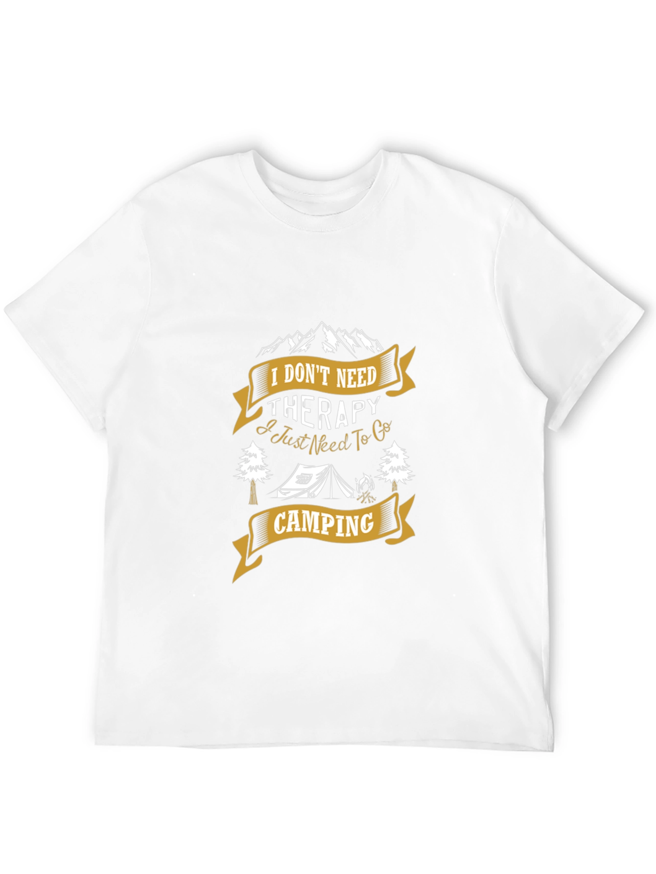 Camping Therapy T-Shirt - Nature Lover Tee