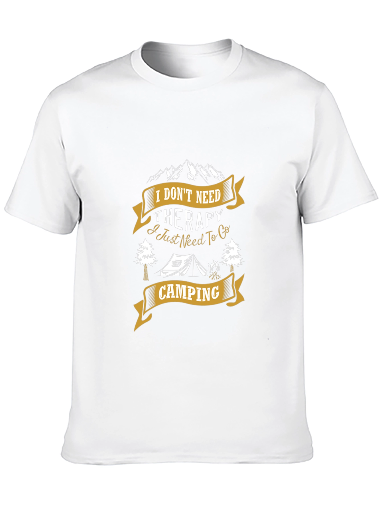 Camping Therapy T-Shirt - Nature Lover Tee