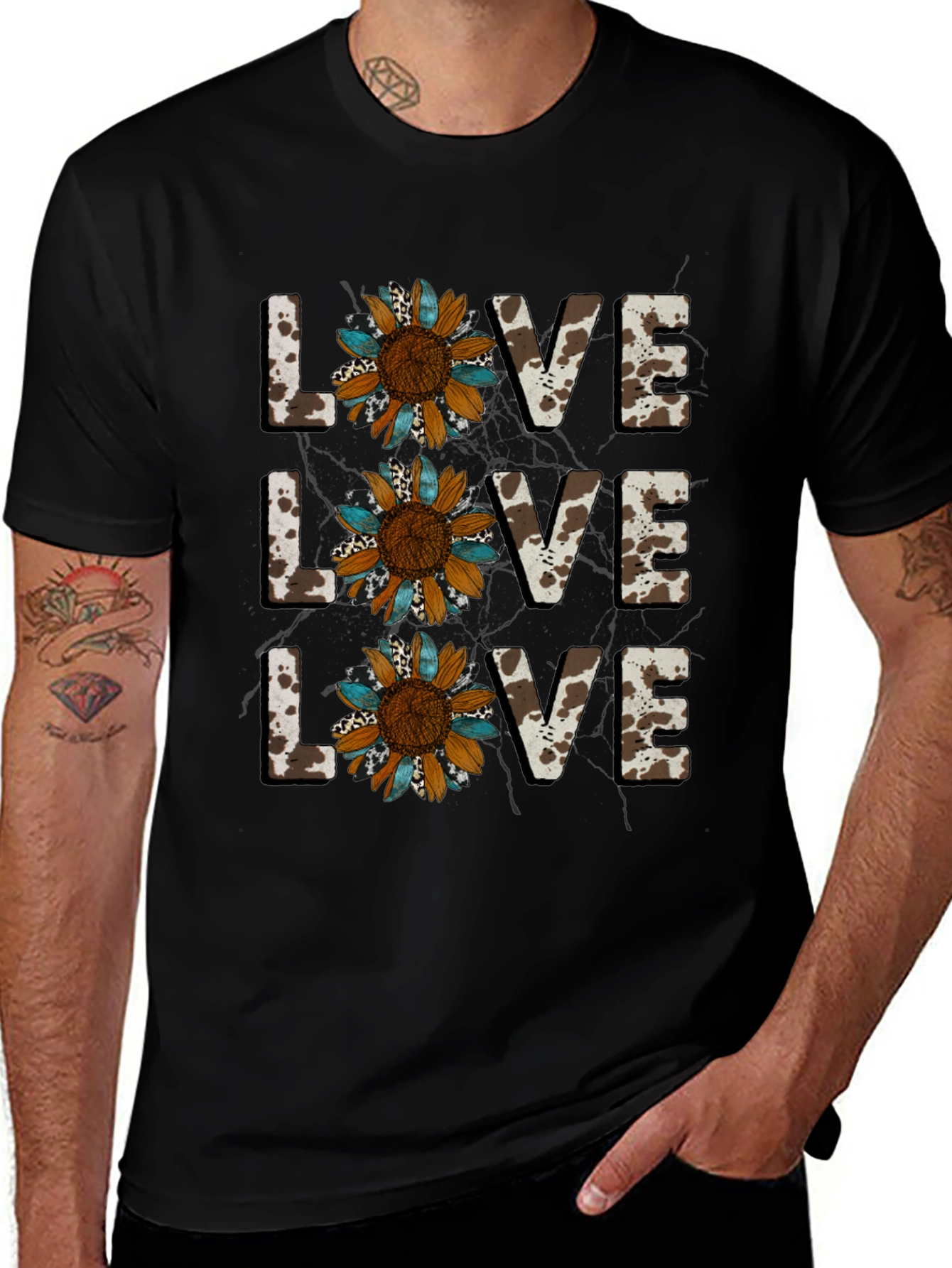 Live Love Sunflower Graphic Tee