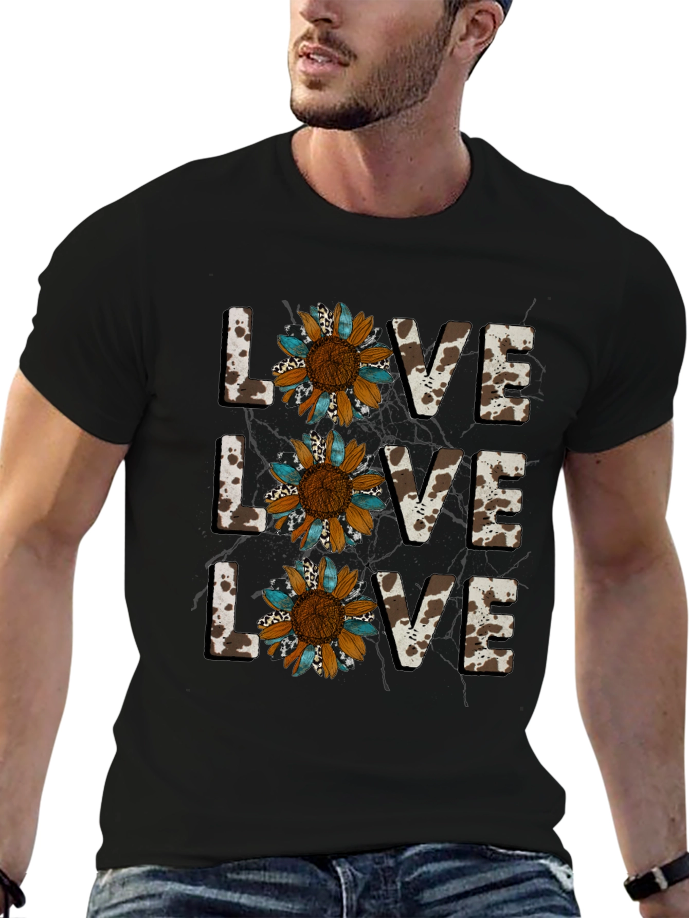 Live Love Sunflower Graphic Tee