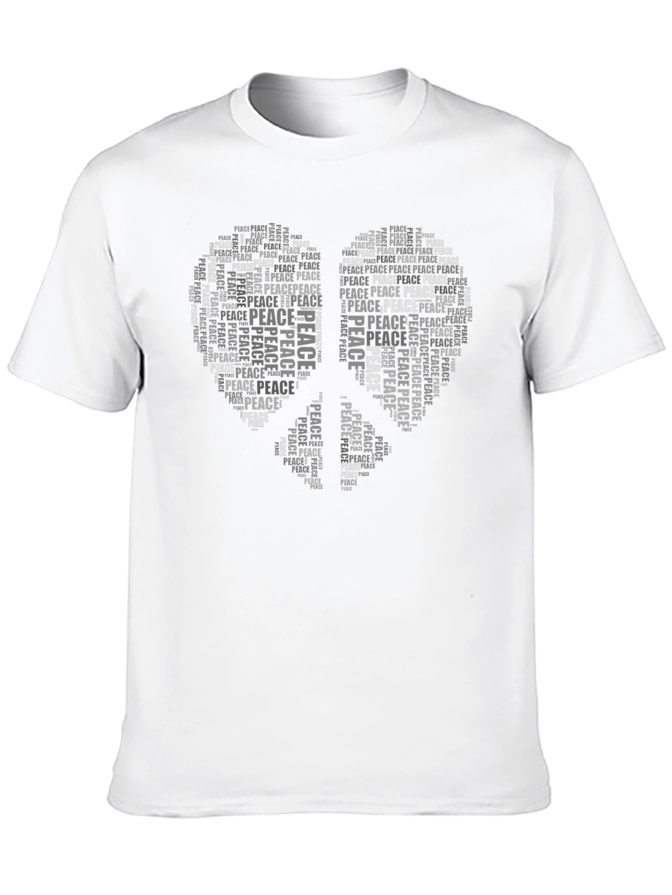Peace Dove Word Art Graphic Tee