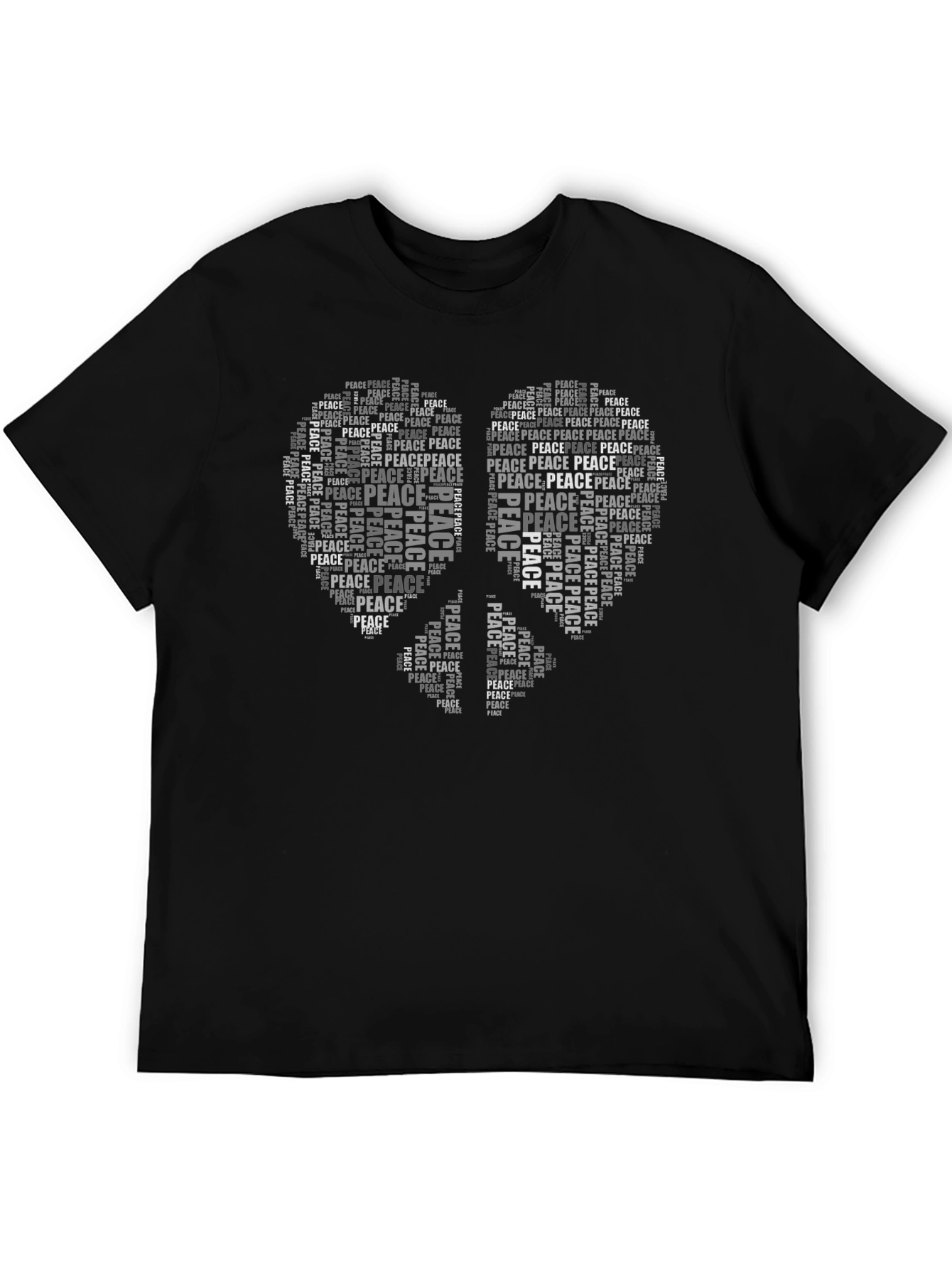 Peace Dove Word Art Graphic Tee