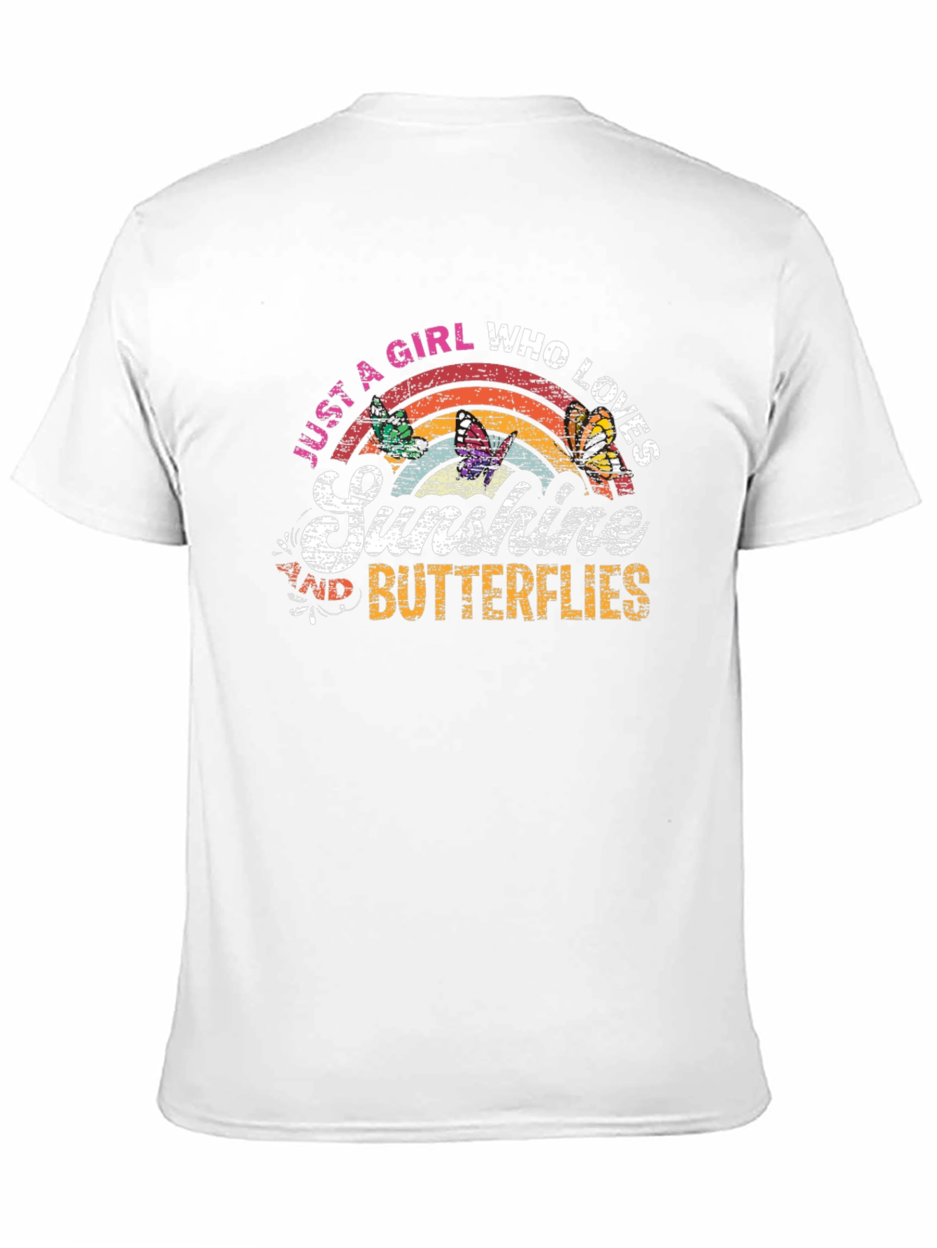Sunshine and Butterflies Graphic T-Shirt