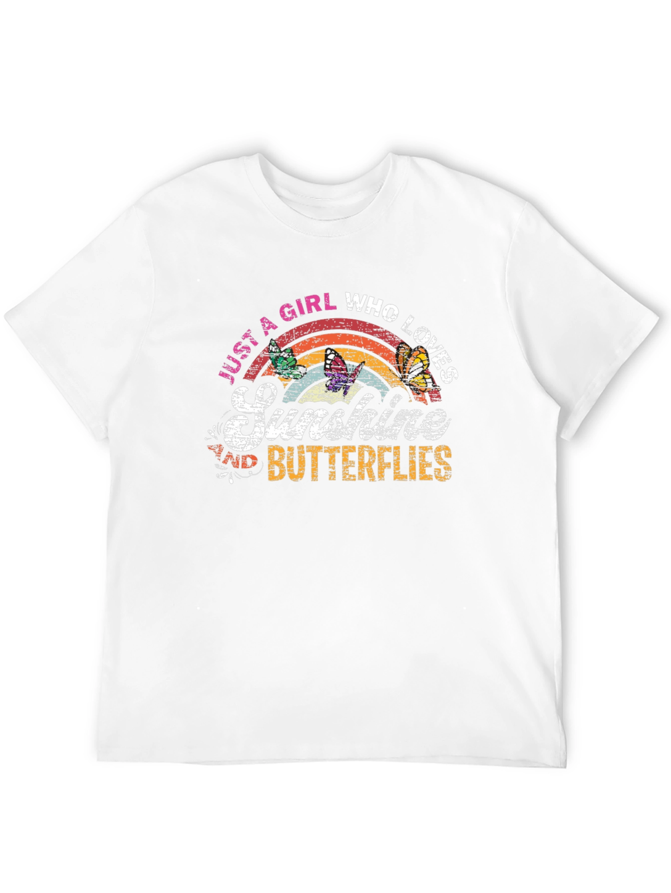 Sunshine and Butterflies Graphic T-Shirt