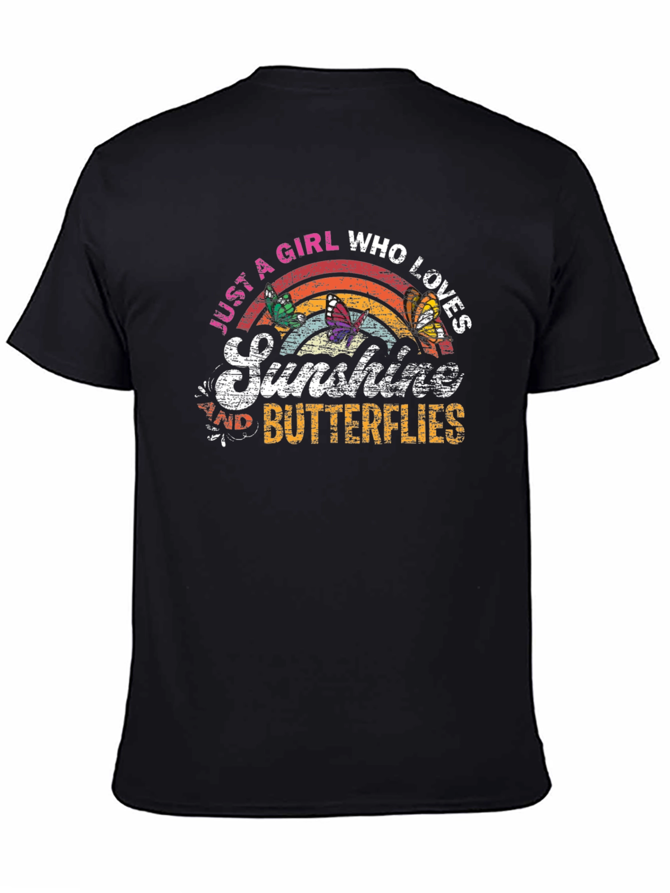 Sunshine and Butterflies Graphic T-Shirt