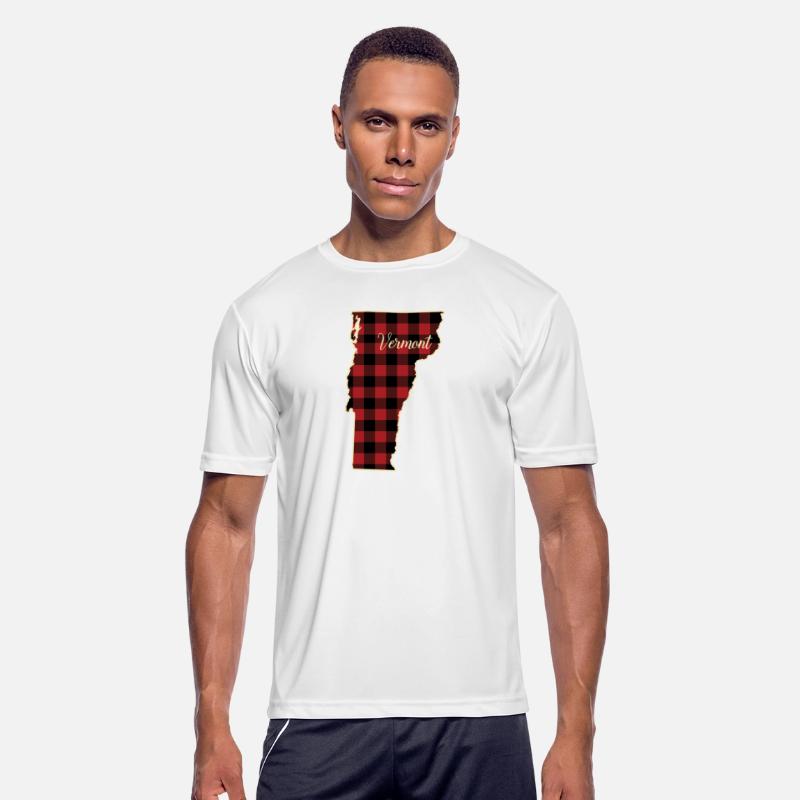 Vermont Buffalo Plaid Silhouette Home State Pride